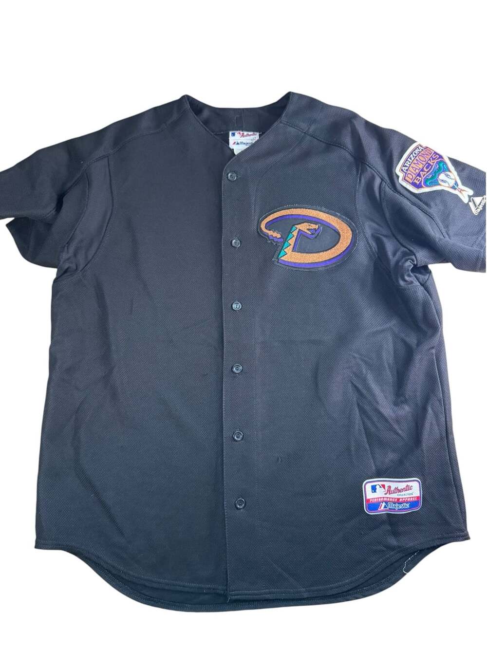 Majestic Arizona Diamondbacks Batting Practice Jersey Size XL Black